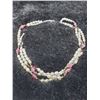 Image 1 : 210. Cultured pearl and beaded necklace, multi strands