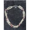 Image 2 : 210. Cultured pearl and beaded necklace, multi strands