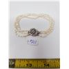 Image 2 : 211. Fresh water pearl bracelet, box clasp marked “Silver”