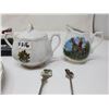 Image 3 : RCMP related, car, cream and sugar, small plate, spoon (6 pieces)