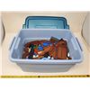 Image 1 : Mixed Lego in small Rubbermaid tub, 13’ x 7”