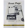 Image 1 : CKCK 620 Radio Front Page Publication of the Leader Post, 1980