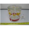 Image 1 : VINTAGE COOKIE JAR with ORIGINAL LID  -  No Chips