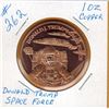 Image 1 : 1 OUNCE .999 COPPER - DONALD TRUMP SPACE FORCE