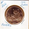 Image 1 : 1 OUNCE .999 COPPER - PANDAS