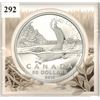 Image 1 : 2015 CANADIAN $50 SILVER COIN - .9999 PURE SILVER - BEAVER