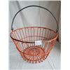 Image 1 : Vintage coated wire egg basket.