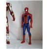 Image 3 : Animated. Talking, shooting Ironman figure. Spiderman figure.