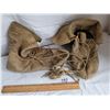 Image 1 : Extra large moose hide moccasins.