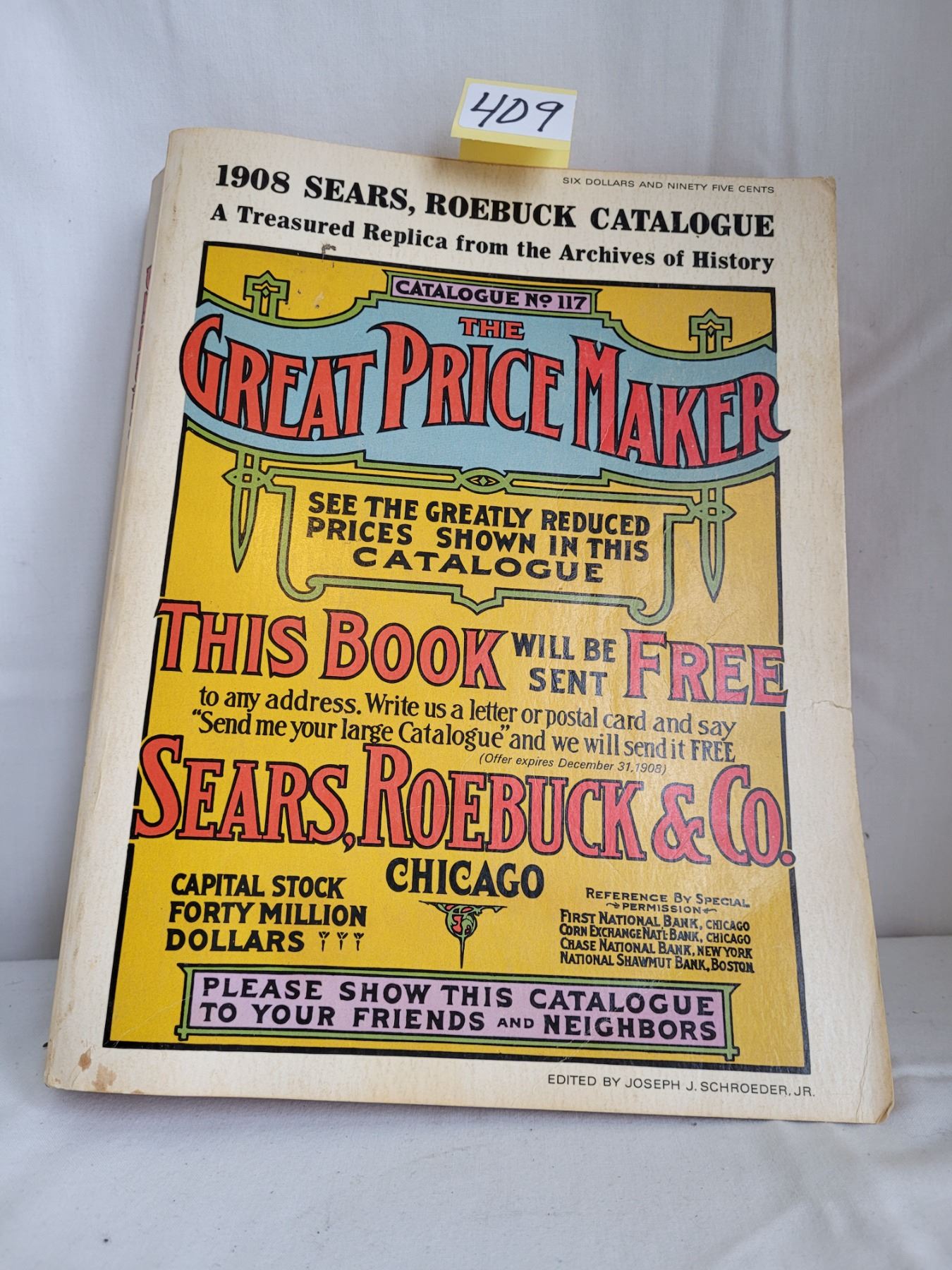 1976 reproduction of the 1908 Sears Roebuck Catalogue.