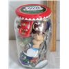 Image 1 : Bicks pickle jar full of collectables and objects.