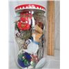 Image 4 : Bicks pickle jar full of collectables and objects.