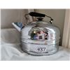 Image 1 : Very old chrome plated kettle.