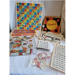 Vintage Games. Rummoli - Copp Clark Ltd. Canada. Snakes 'n Ladders – A somerville game, made in Cana