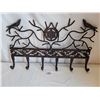 Image 1 : Heavy coated, welded metal wall hooks decor.