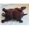 Image 3 : Hand carved rosewood turtle.