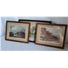 Image 2 : 3 framed vintage prints