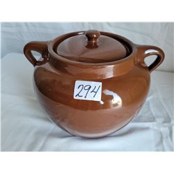 Vintage Bean pot. Sunburst Ceramics Canada