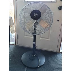 GE tall electric floor fan.