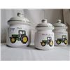 Image 1 : Set of 3 John Deere Canisters.