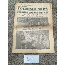 Dec 5 1954 Football News, Edmonton Wins Cup