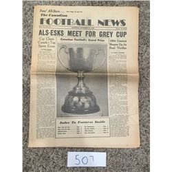 Nov 27 1954 Football News, Als-Esks Meet For Grey Cup