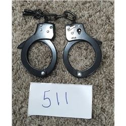 Pair Of Black handcuffs, w Keys