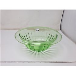 green depression bowl