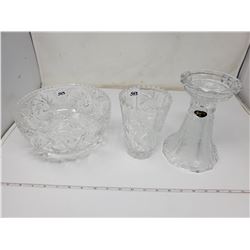 3 pieces crystal