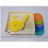 Image 2 : Fisher Price record player with records