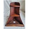 Image 1 : Primitive wood corner shelf.