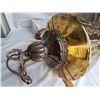 Image 5 : Very nice Amber 1970's swag lamp.