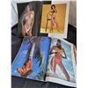 Image 3 : Nudie playing cards, Sports Illustrated swim suits & Hooters magazine plus girlie desk calendar phot