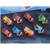 Image 5 : Thomas the train carry case filled with 14 different mini character trains.
