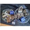 Image 1 : Tub of old locks. No Keys.