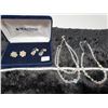 Image 1 : 2 crystal necklaces & earrings