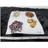 Image 1 : 4 brooches
