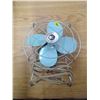 Image 1 : Electrohome blue fan *works*
