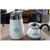 Image 1 : Blue Corning Ware Coffee & Teapot