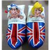 Image 1 : NEW Prince Charles/Lady Dianna Slippers - Size 8/9
