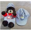 Image 1 : CN Bear & Cap with Brotherhood of Railroad Signalman Pin