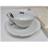 Image 2 : Occupied Japan cup & saucer, linen table cloth & napkins