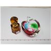 Image 1 : perfume bottle & multi-colored bowl
