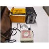 Image 2 : brownie target six-20 camera in box w/ camera case + kodak hawkeye