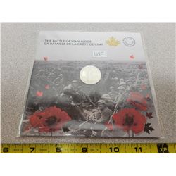 2017 The Battle of Vimy ridge $3.00 coin