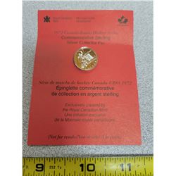 1972 Canada-Russia silver pin