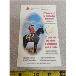1873-1998 125th anniversary RCMP silver pin