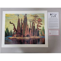"Island McCallum Lake" by Lawren Harris - group of seven member