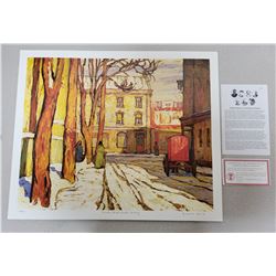 "Toronto Street Winter Morning" by Lawren Harris - group of seven member