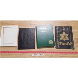 Lot Vintage Yearbooks